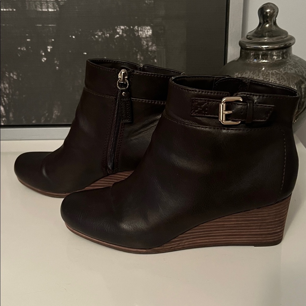 2/$7 Dr Scholls Diana wedge ankle bootie
